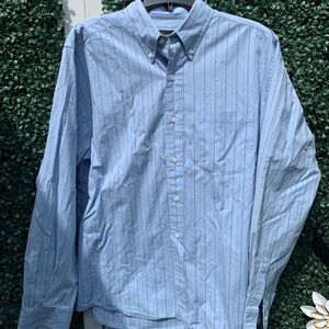 Eddie Bauer Blue Casual Button Down Shirt